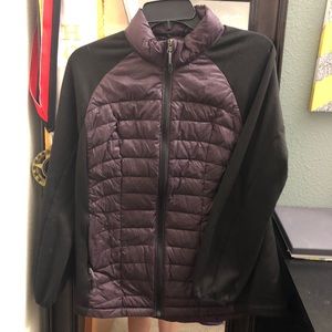 Purple and Black Puffer Jacket